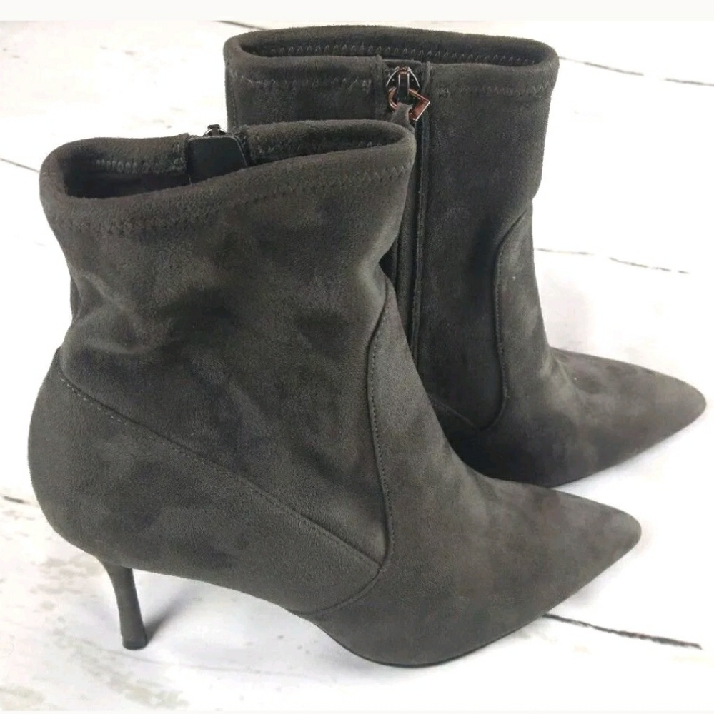 Nine West Cadence Bootie Gray Ankle stiletto boot - Picture 8 of 8